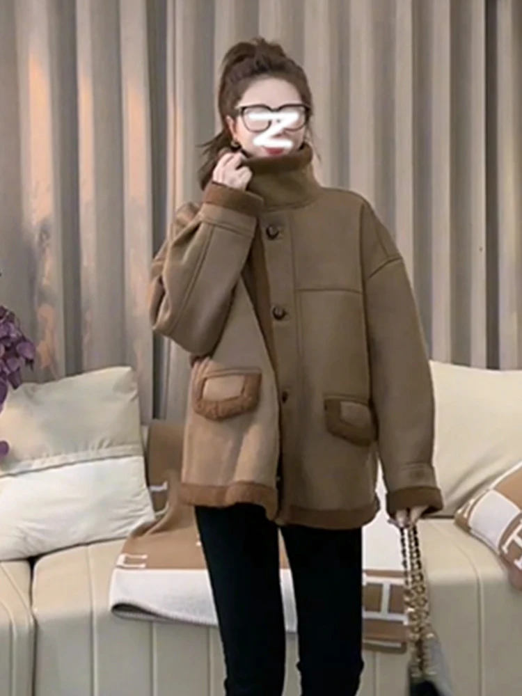 Утепленная верхняя одежда из меха Майяра женская зимняя новая дизайнерская