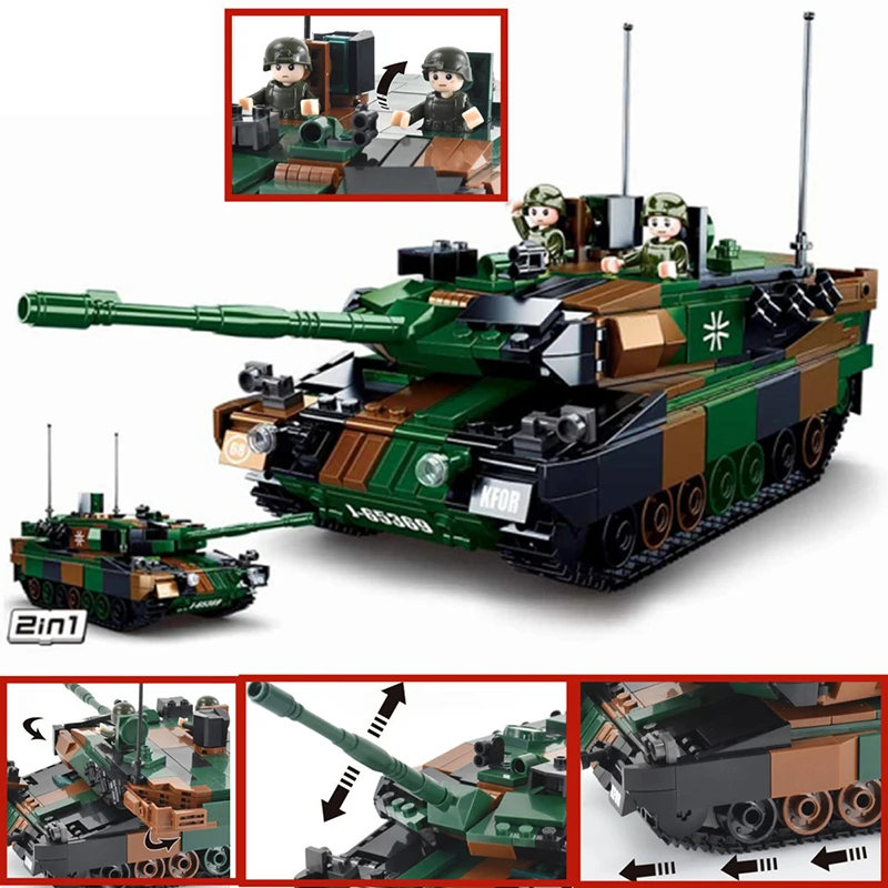Строительные блоки времен Второй мировой войны: немецкий танк Panzer VIII Maus № 8 с