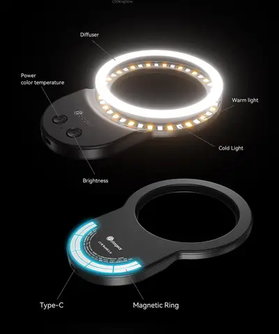 COLBOR Магнитный кольцевой светильник для Xiaomi 14 Ultra