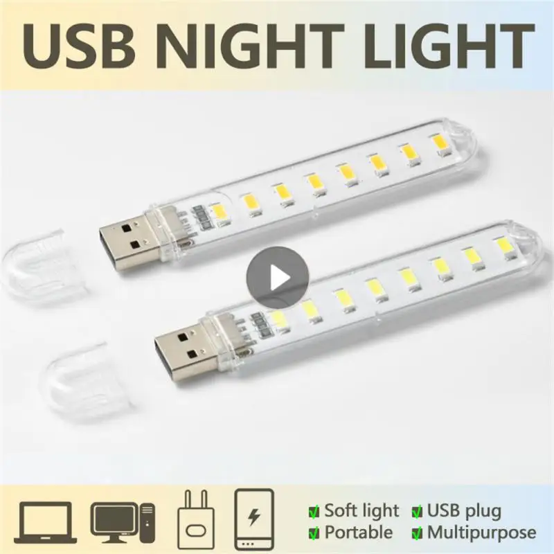 

USB-ламсветильник светодиодная для чтения, 5 в пост. Тока, 3 светодиода
