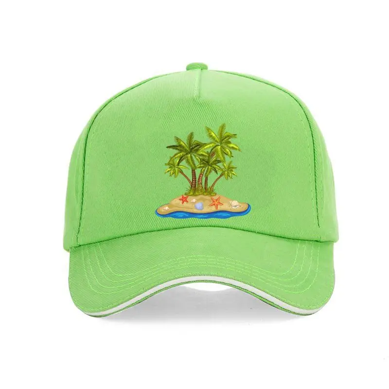 

Gorra de beisbol с принтом 3D de Tree de Coco для hombre, gorro de verano с принтом кокосового дерева, 100% algodón, na