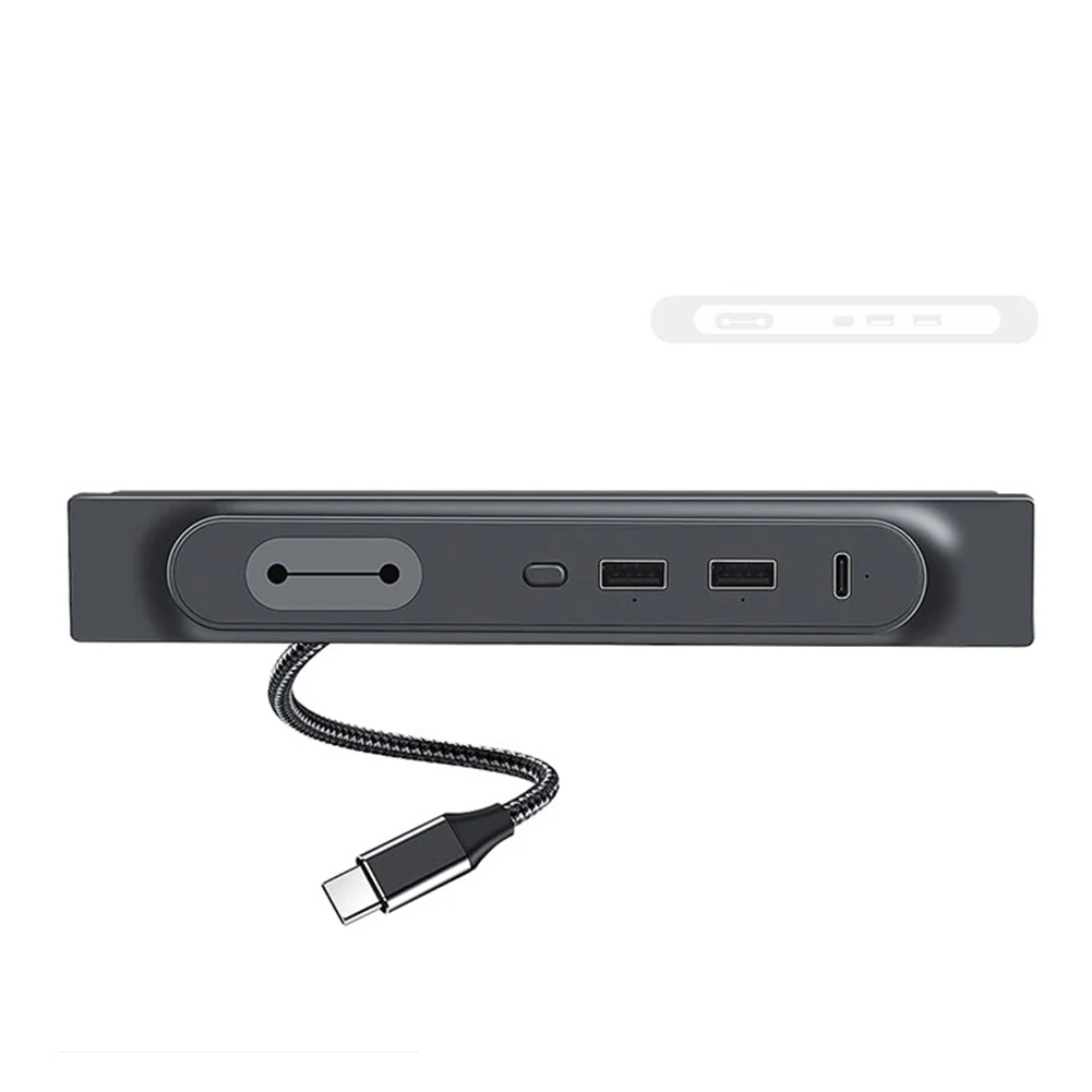 

For Tesla Model3/Y 5V Docking Station USB Diversity HUB Central Control Expander 3-port Docking Station