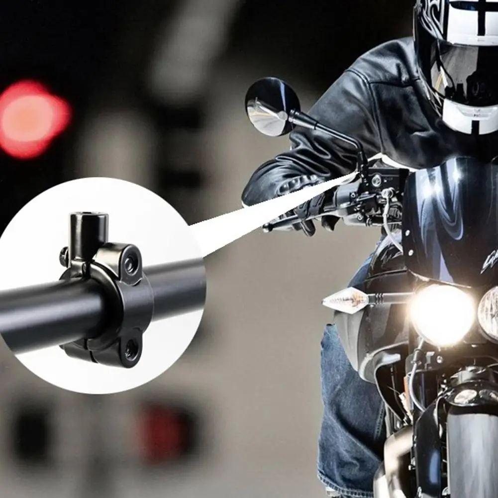 

Motorcycle Handle Bar Mirror Mount Holder Rearview Handlebar Mirror Clamp