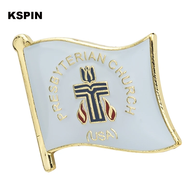 

Presbyterian Flag Badge Pins Badge Brooch Badges on Backpack Pin Brooch