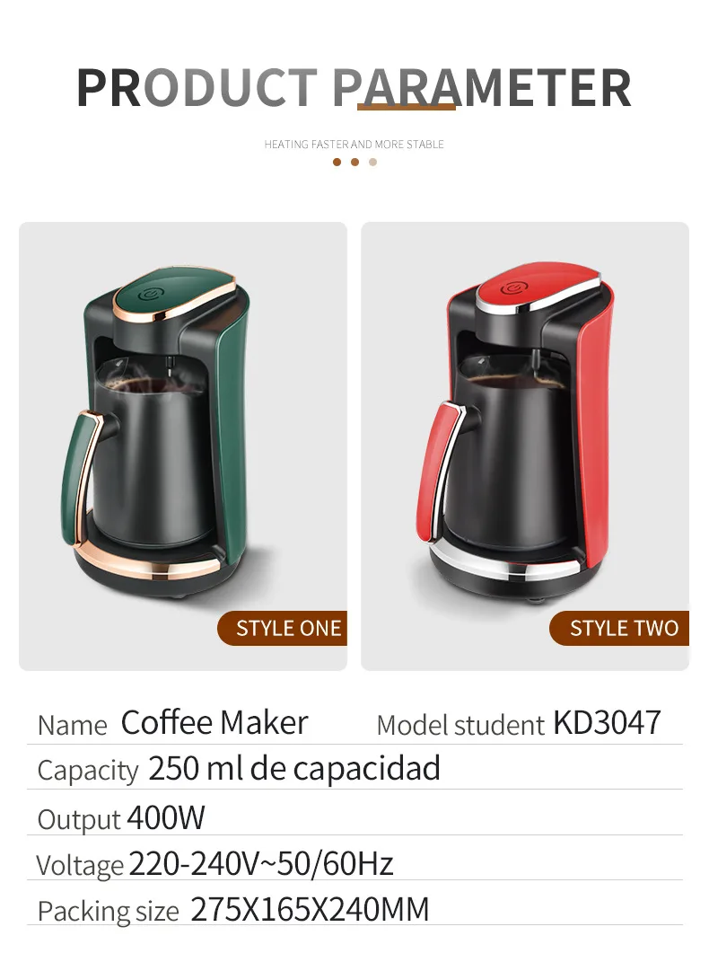 

Home appliance portable fully automatic coffee machine
