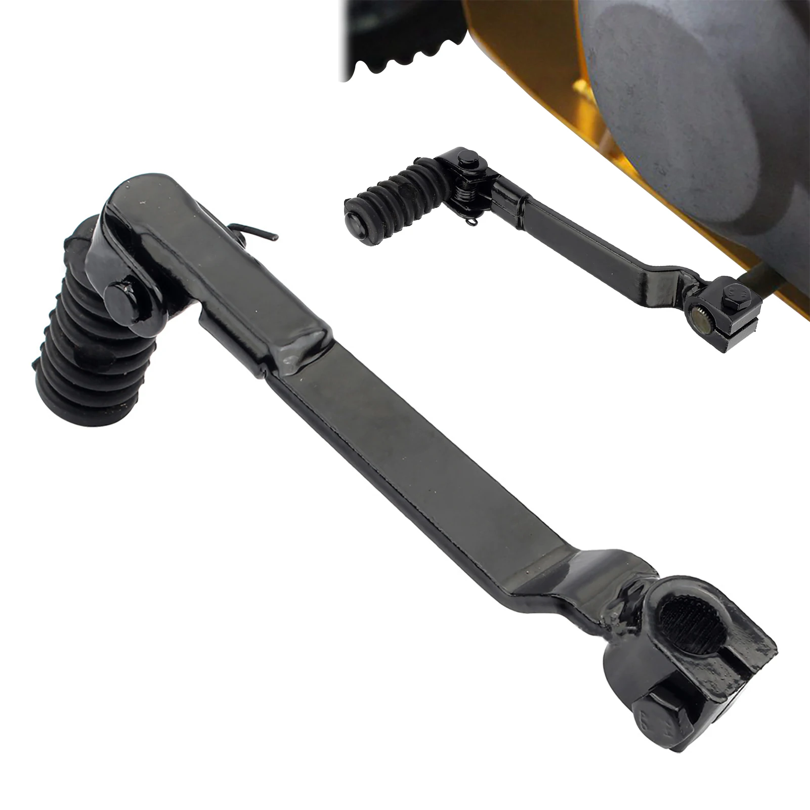 

Folding Gearshift Lever Off-Road Motorcycle ATV Four-Wheeled Beach Bike Accessories 50-250cc Stainless Steel Black