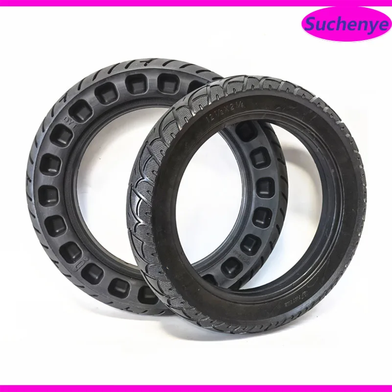 

12 Inch Solid Tire 12 1/2 X 2 1/4 ( 47/57/62-203 ) Fits Many Gas Electric Scooters and E-Bike 12 1/2X2 1/4 Wheel Tyre Parts