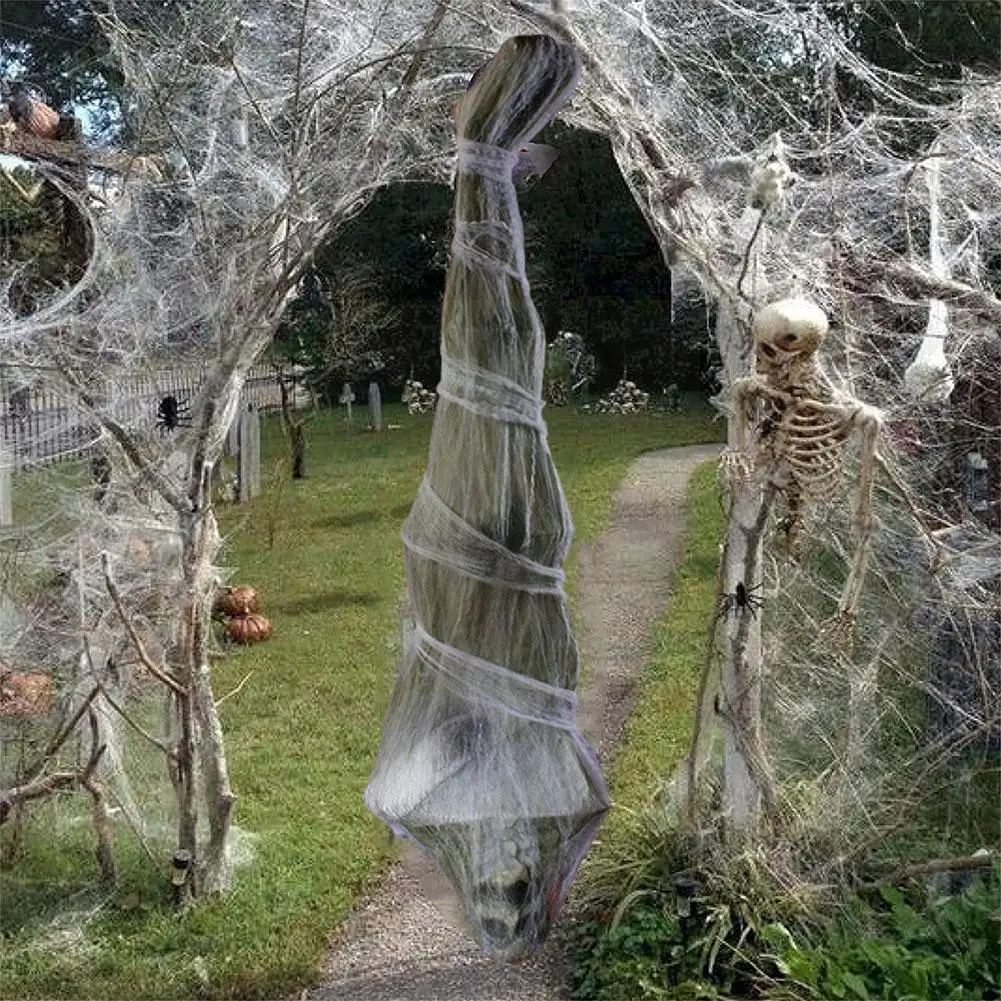 

Мумия, подвесная, вверх дном, ужас с привидениями, Хэллоуин, ужас, уличные украшения, привидение, забавная, страшная, искусственная игрушка, Pr...