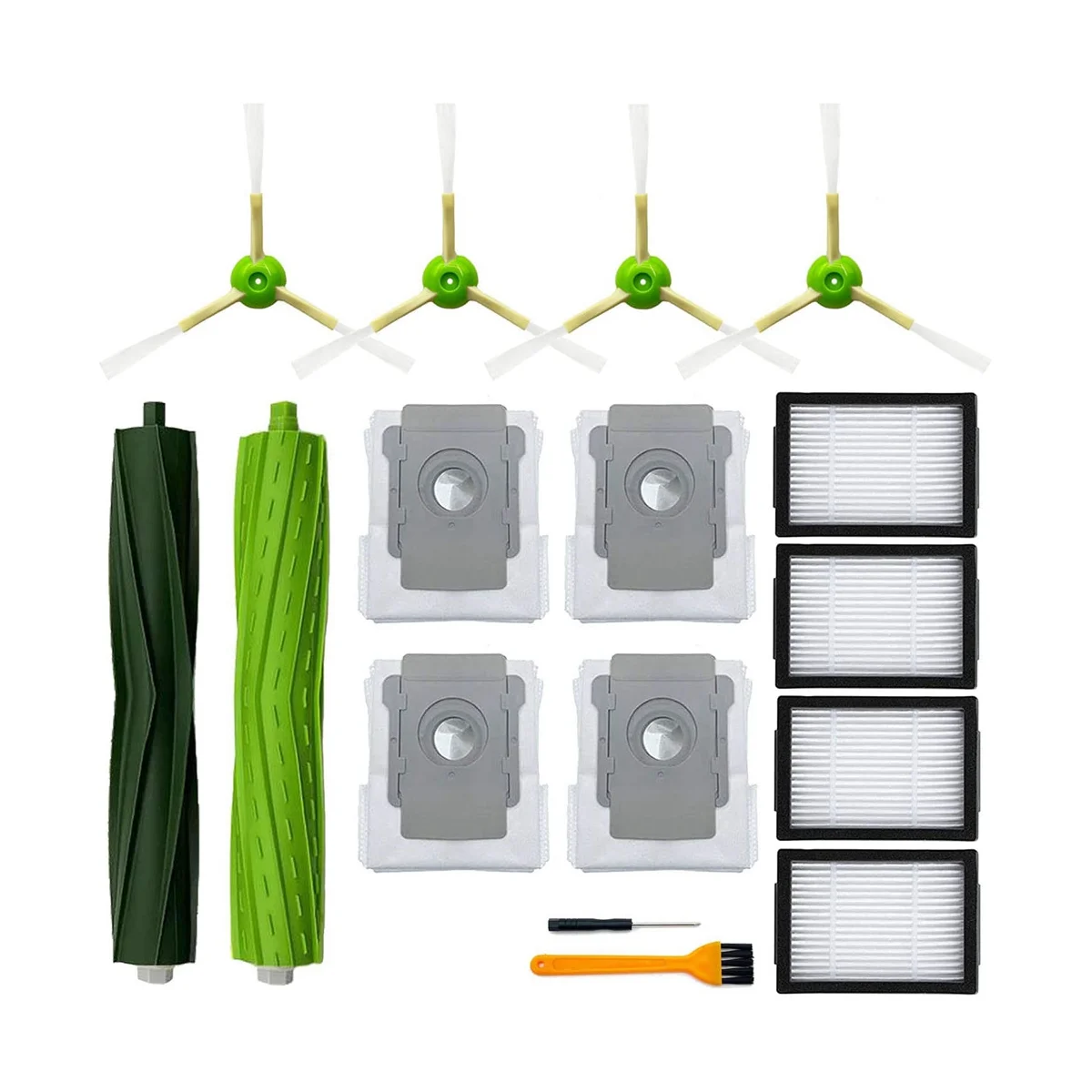 

Запчасти для пылесоса I7 E5 E6 E7, основная и боковая щетки, фильтр НЕРА