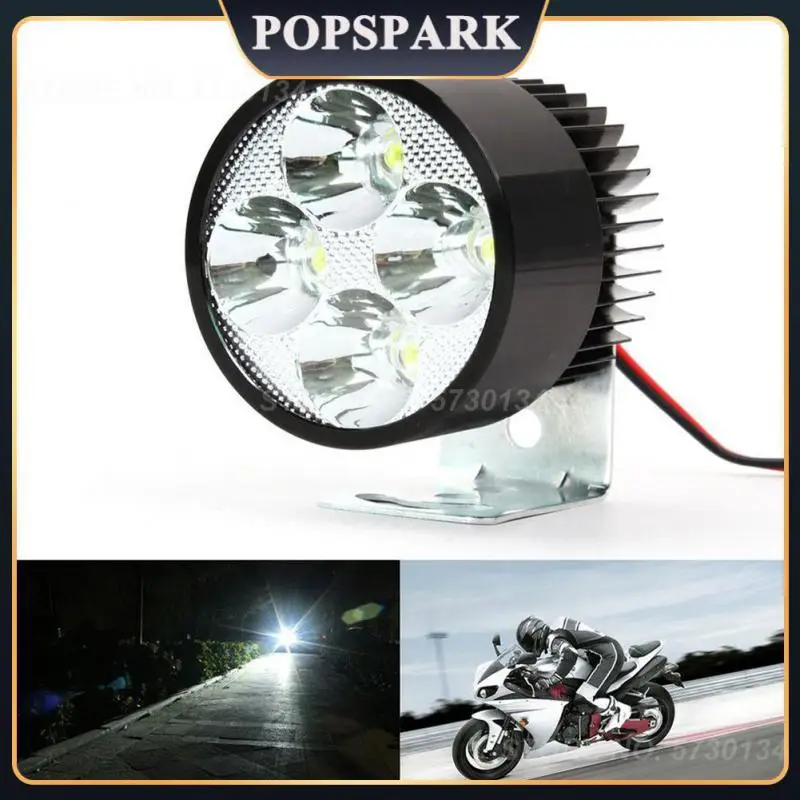 

Суперсветящаяся Налобная фара с длительным сроком службы 12-85 в, 20 Вт, 4 лампочки, фара для мотора, велосипеда, автомобиля, мотоцикла, Черная