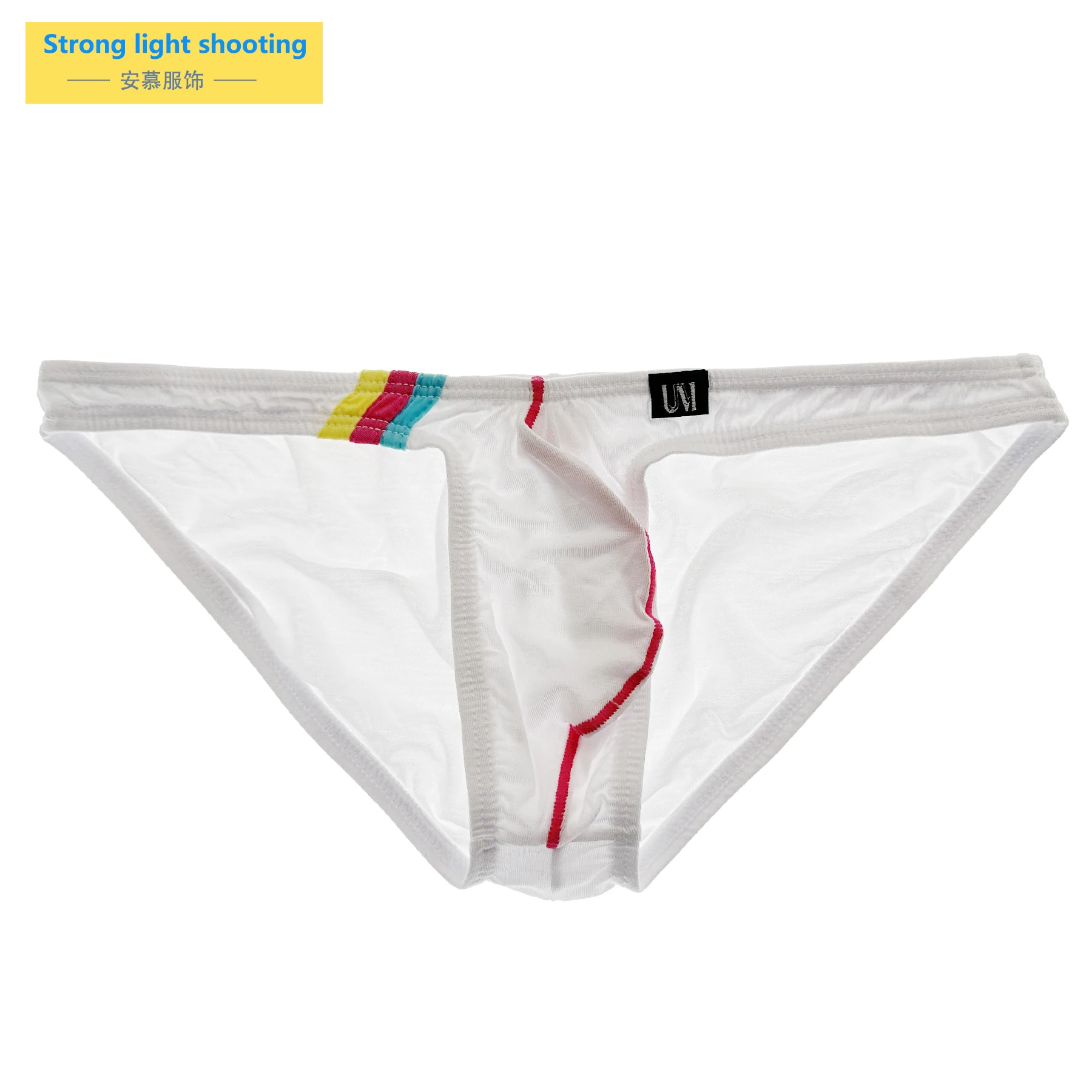 

Модное мужское треугольное нижнее белье из модала с U-образным вырезом, мужские трендовые маленькие брюки с низкой талией в год жизни, сексуальные брюки