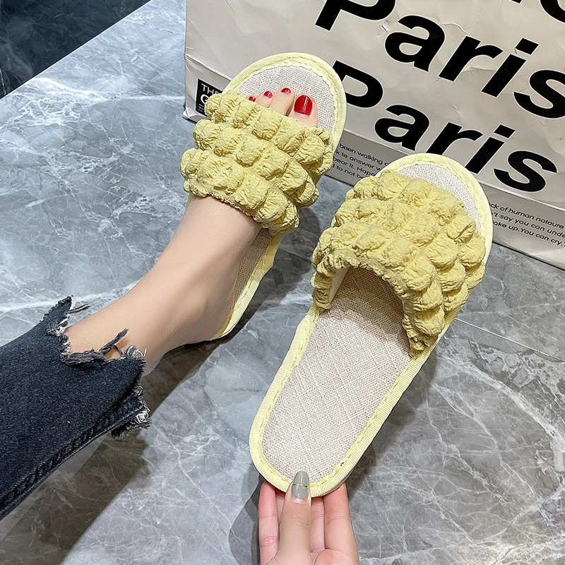 

Shoes Slippers Flat Rome Basic Fabric Rubber PU Cotton Shoes Slippers Flat Rome Fabric Basic PU Rubber