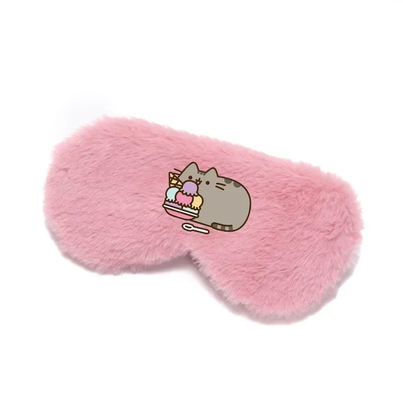 Pusheen плюшевая маска для глаз мультфильм Kawaii сна детей аниме повязка на глаза