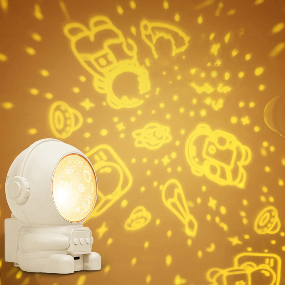 

Astronaut Projector Starry Night Light Kids Projection Lamp Home Bedroom Children's Room Christmas Birthday Decoration Lights