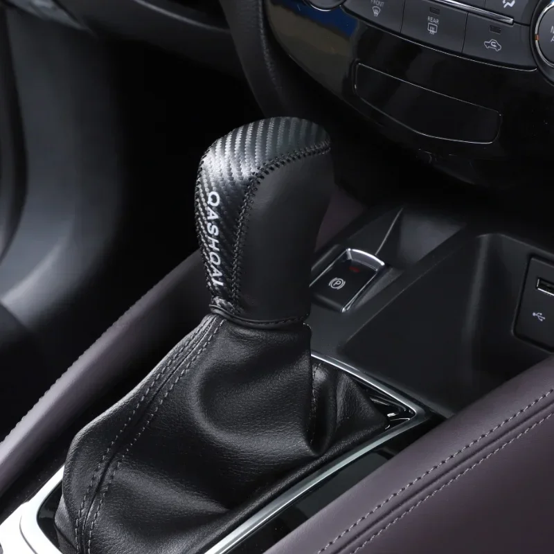 

Чехол на шестерню, внутренний блок передач, кожаный протектор, украшение интерьера, автомобильные аксессуары для Nissan Qashqai j11 2016-2019