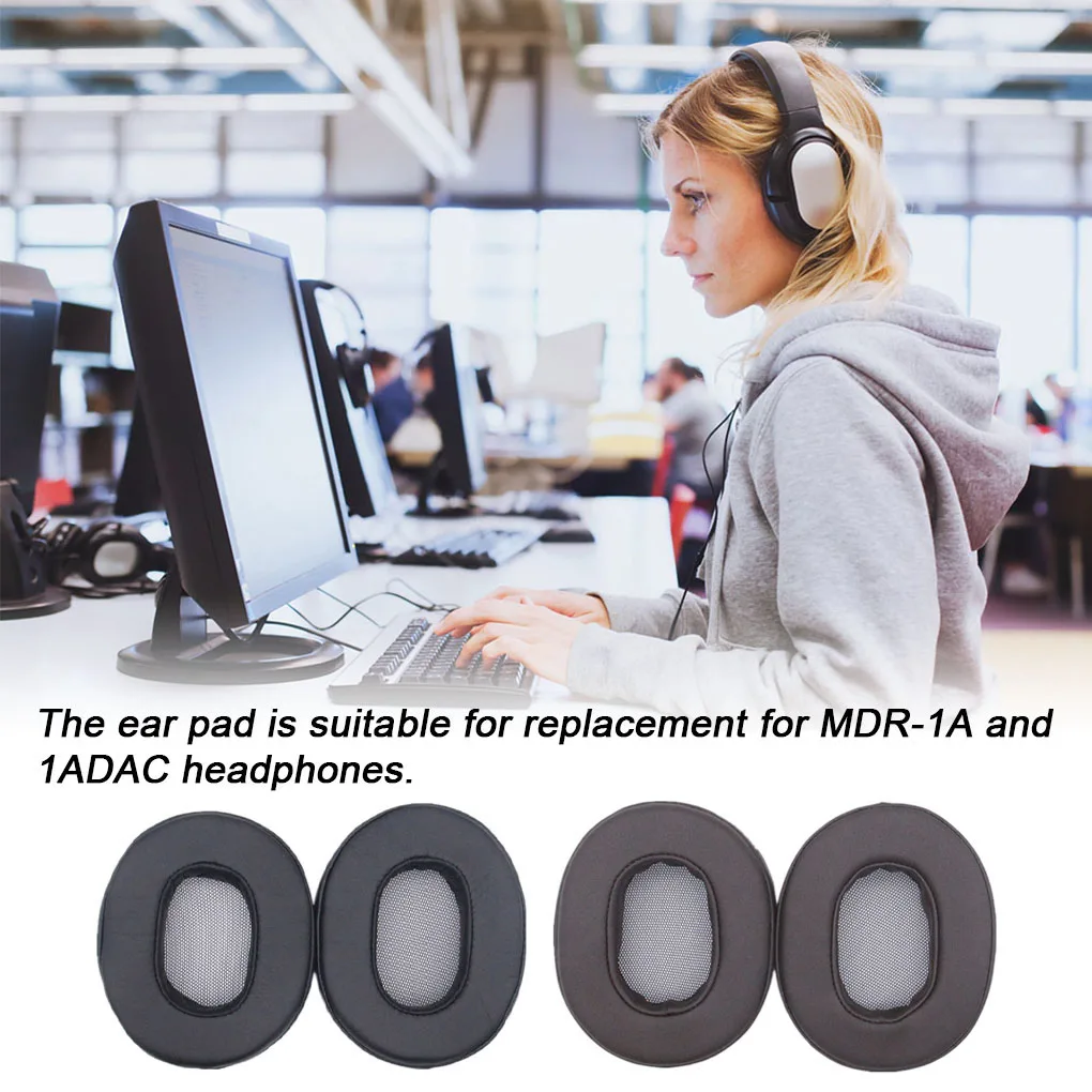 

Пара амбушюров, губчатая Кожаная подушка, игровая гарнитура с креплением на голову, наушники для защиты слуха, Замена наушников для телефон...