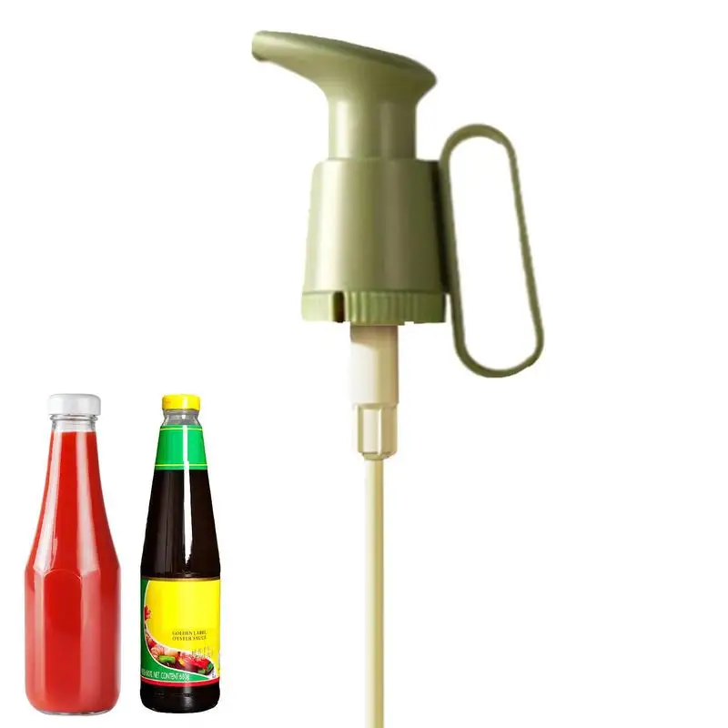 

Oyster Sauce Squeezer Kitchen Seasoning Bottle Nozzle Pump Head Oil Pot Universal Press Shampoo Gadgets Home Accessories