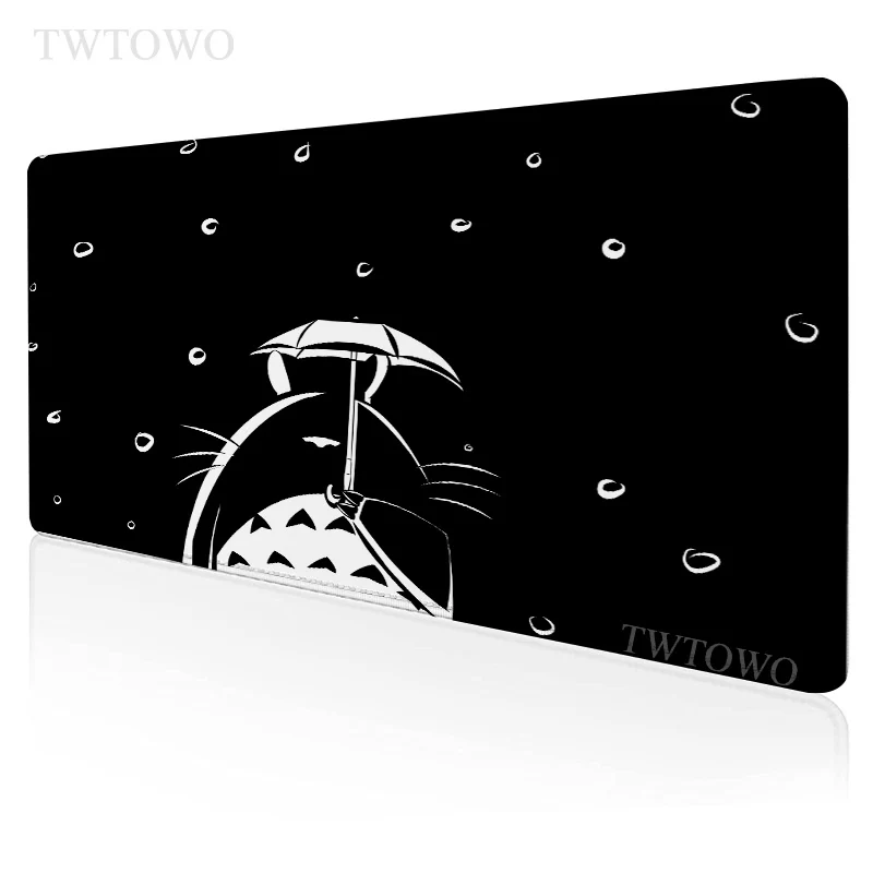 

Игровой коврик для мыши Totoro, большой коврик для мыши под заказ, размер XL, XXL, нескользящий коврик, мягкий коврик для мыши из натурального кауч...