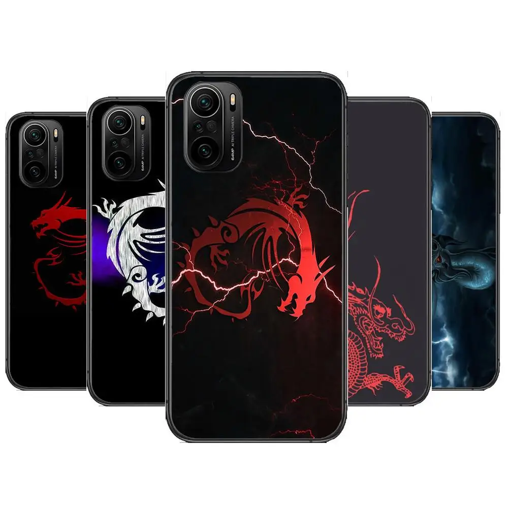 

Evil dragon Phone Case For xiaomi redmi POCO F1 F2 F3 X3 Pro M3 9C 10T Lite NFC Black Cover Silicone Back Prett mi 10 ultra cove