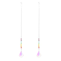 2pca pendants chic beautiful creative crystal hanging ornament chandelier pendant crystal pendant crystal beads pendant