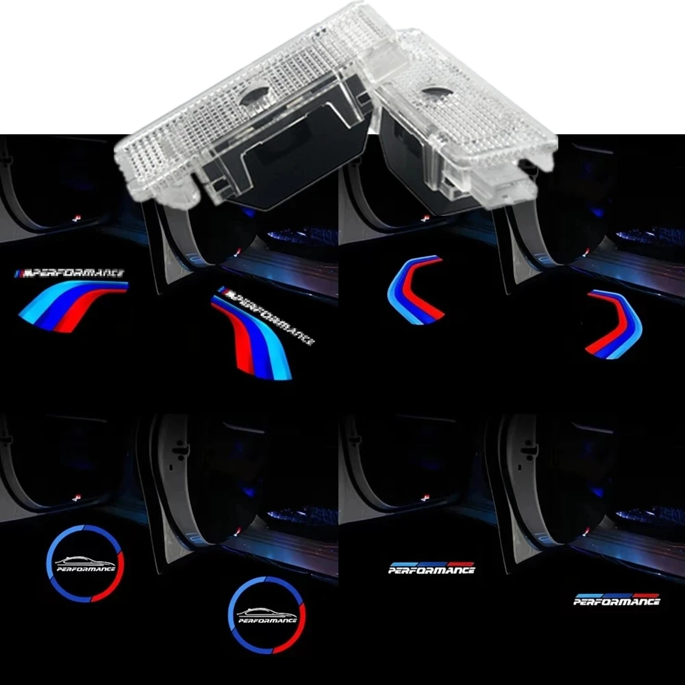 

2Pcs Car Door Logo Laser Welcome Light Led Projector Lamp For BMW E39 X5 E53 E52 528i Auto Emblem Ghost Shadow Luces Accessorie
