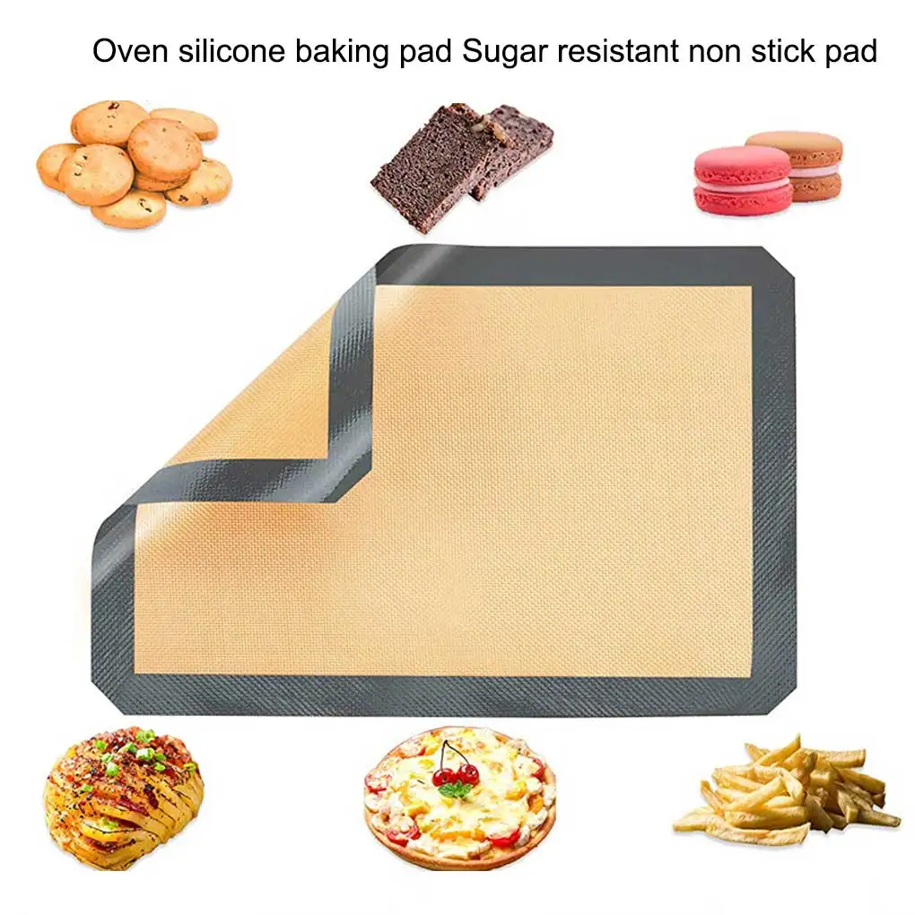 

Non-Stick Macaron Baking Mat Silicone Pad Oven Sheet Liner Cookie Bread Biscuits Baking Pastry Tool 30x20 cm Rolling Dough Mat