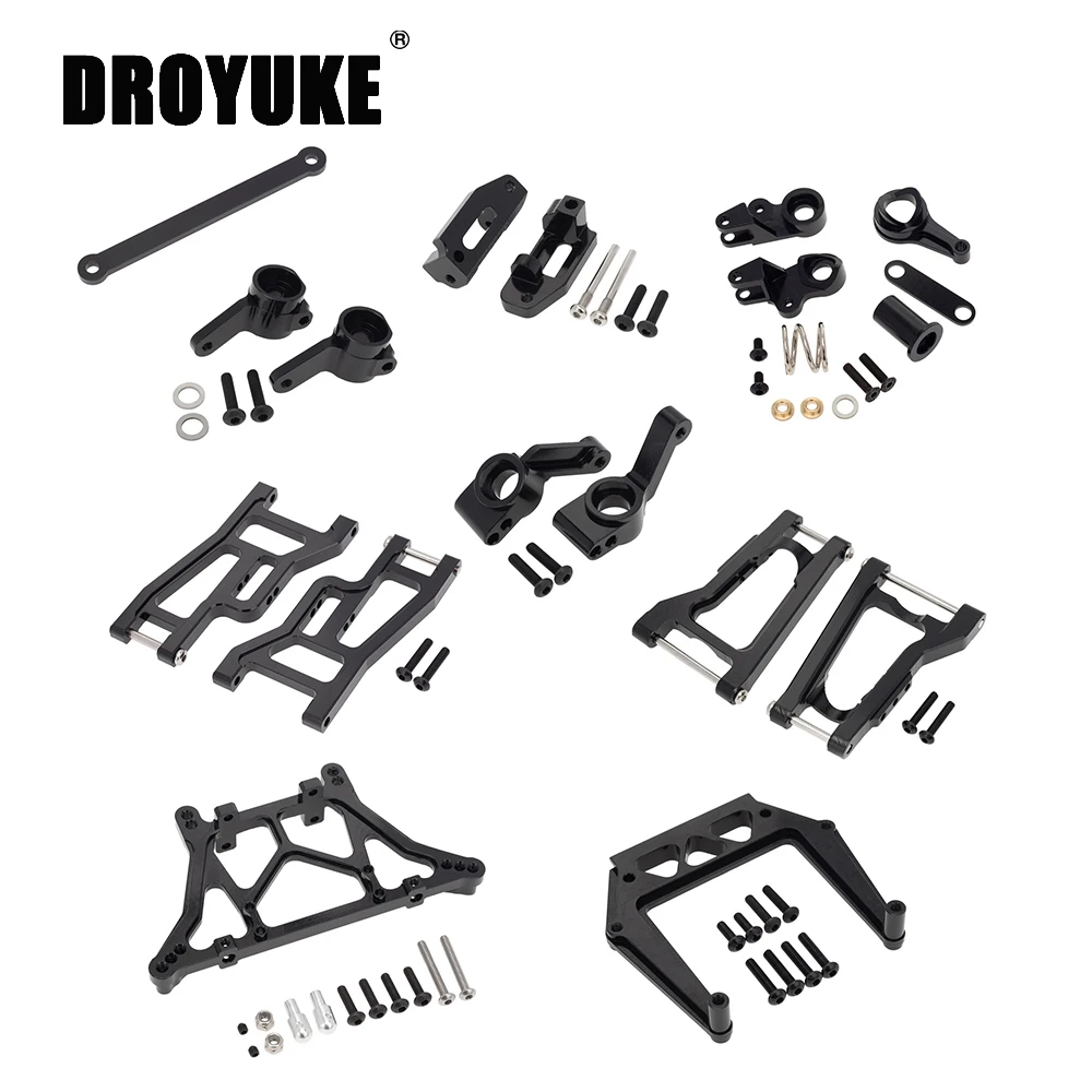 

Metal Steering Cup rear axle seat Block C swing arm Front and rear Suspension Arm Set For 1/10 TRAXXAS Drag Slash Upgrade Parts