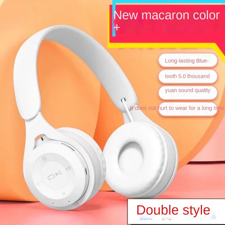 

Y08 Bluetooth Headset Macaron folding Bluetooth headset