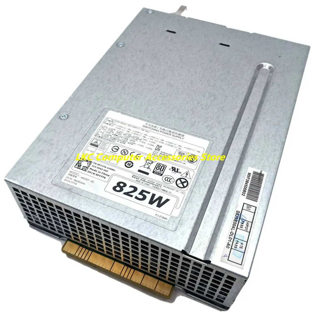 

New For DELL T5810 T7810 Workstation Power Supply 0C2TXD C2TXD 0FT7T6 FT7T6 H825EF-02 D825EF-02 825W Power 100% Tested