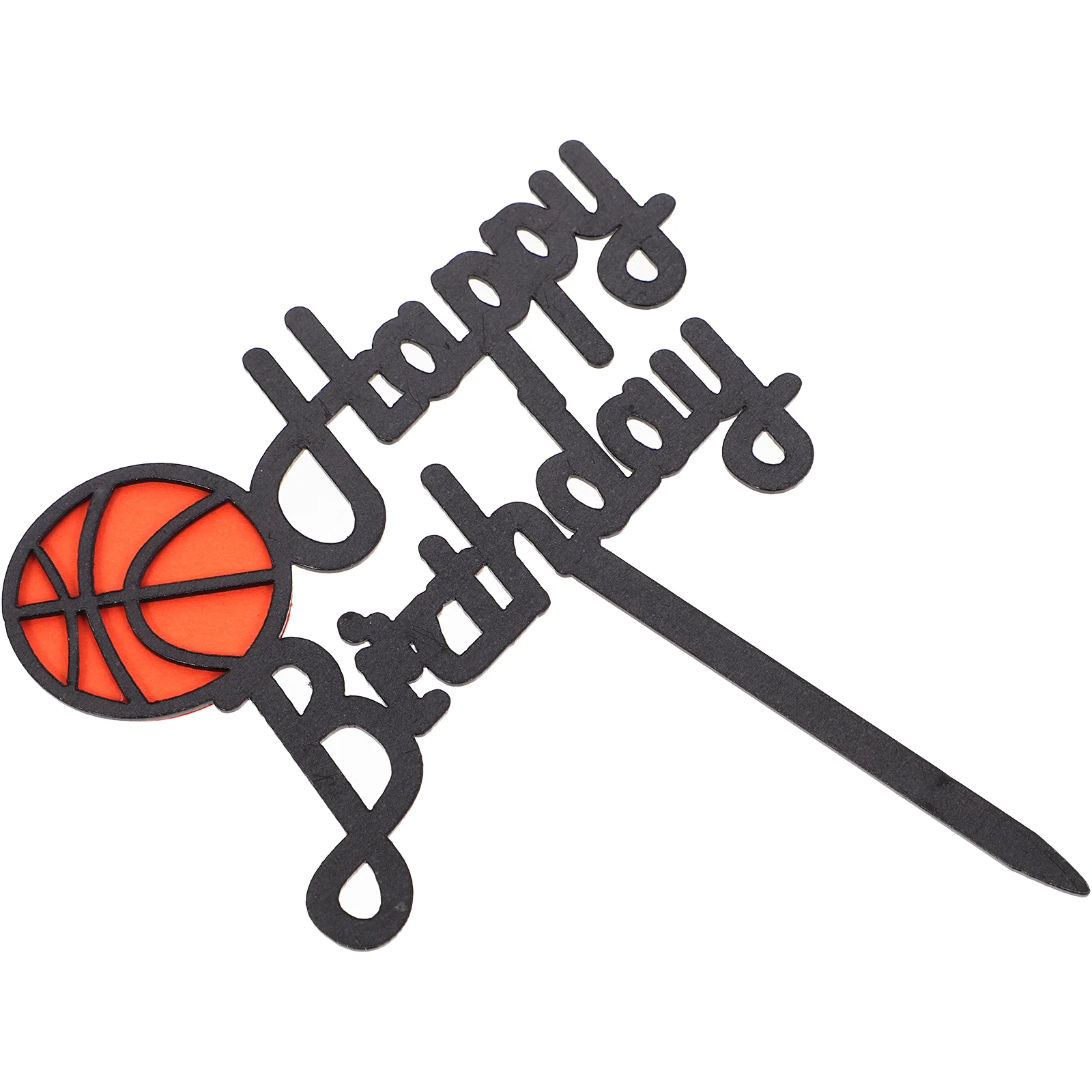 

Cake Insert Cupcake Topper Basketball Toppers Decor Acrylic Party Plug Male God Decoraciones Para Baños