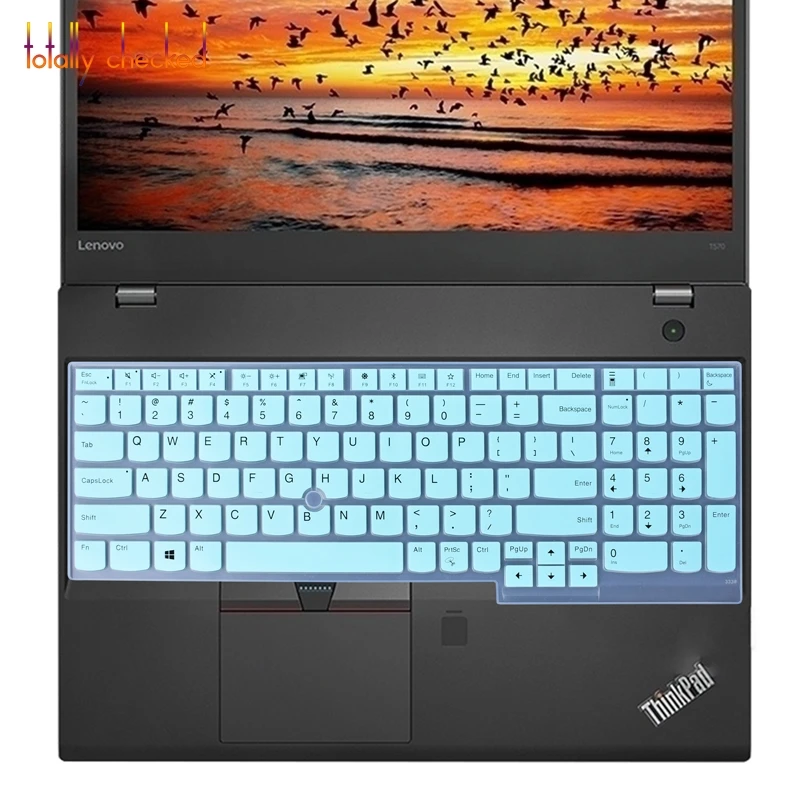Силиконовый чехол для клавиатуры ноутбука защитный L580 15 дюймов Lenovo ThinkPad T590 E590 P51S