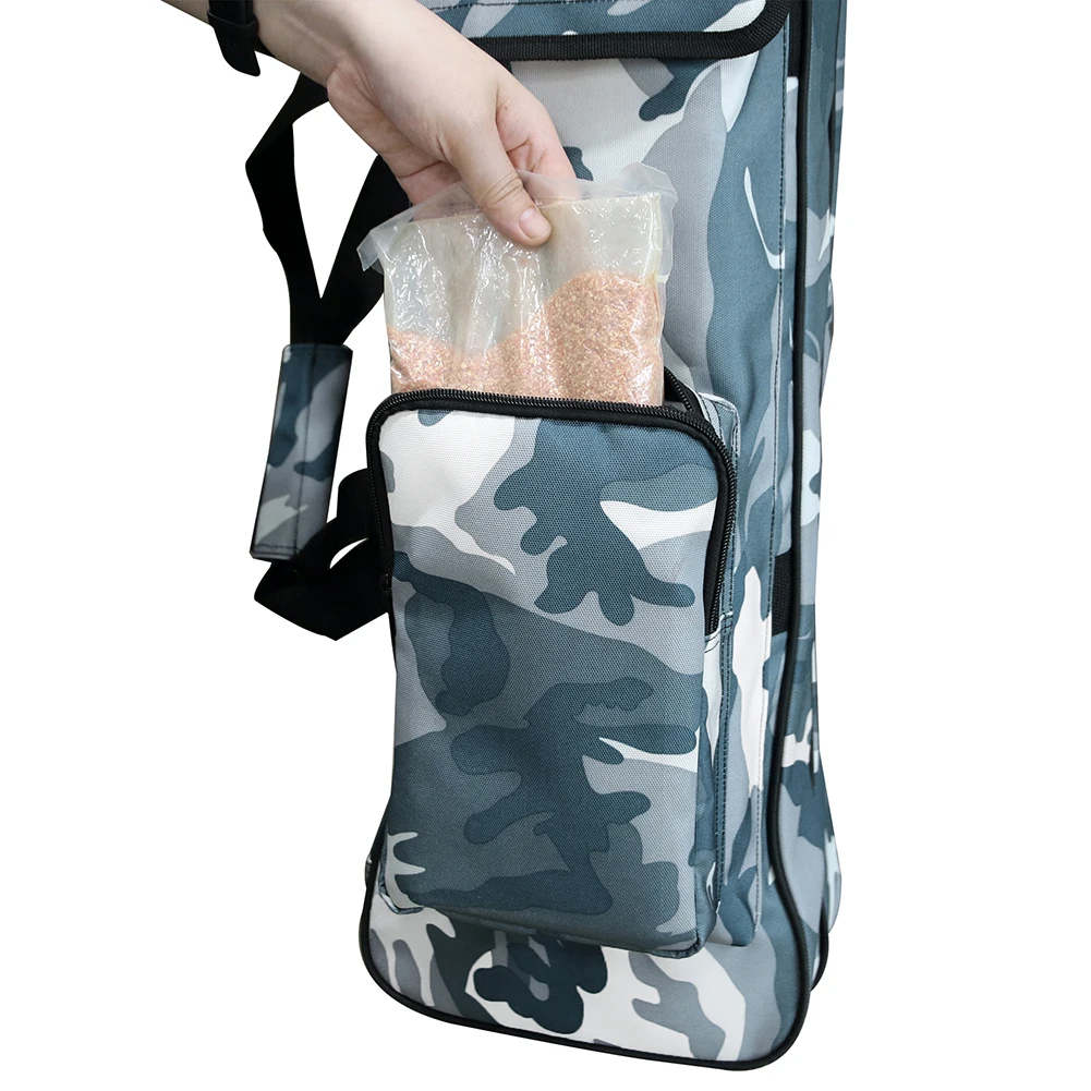 

Camouflage Fishing Rod Bag Fishing Bag Camping Fishing Gear Storage Bag Double Layer Navy Camo Camouflage Tackle Pesca Tools
