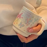 Керамические кружки с бабочками ????#3