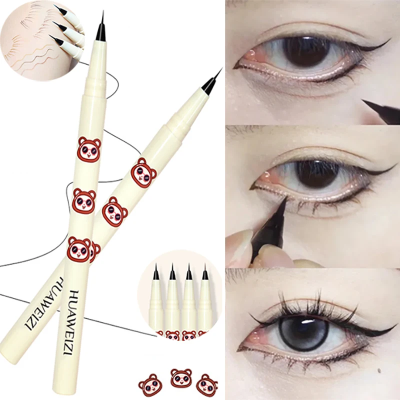 

Ultra-thin Matte Liquid Eyeliner Waterproof Lasting Black Brown Sweatproof Quickily Drying Eyeliner Pencil Eyes Makeup Cosmetics