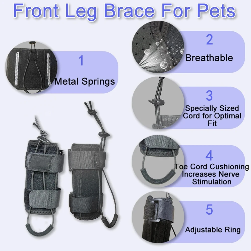 Передний вспомогательный пояс для ног собак с ограниченными возможностями
