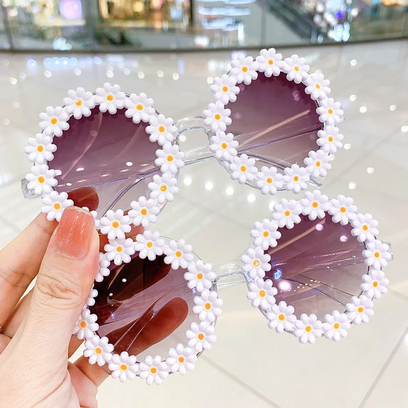 

Kids Sunglasses Oval Flower Fashion Children Sunglasses Girls Shades Glasses Baby UV400 Outdoor Sun Protection Eyewear Goggles