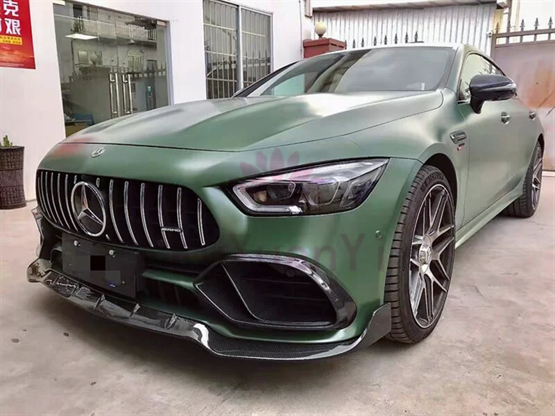 Для Mercedes Benz AMG G50 G43 GBS стиль обвеса из углеродного волокна передняя планка боковая