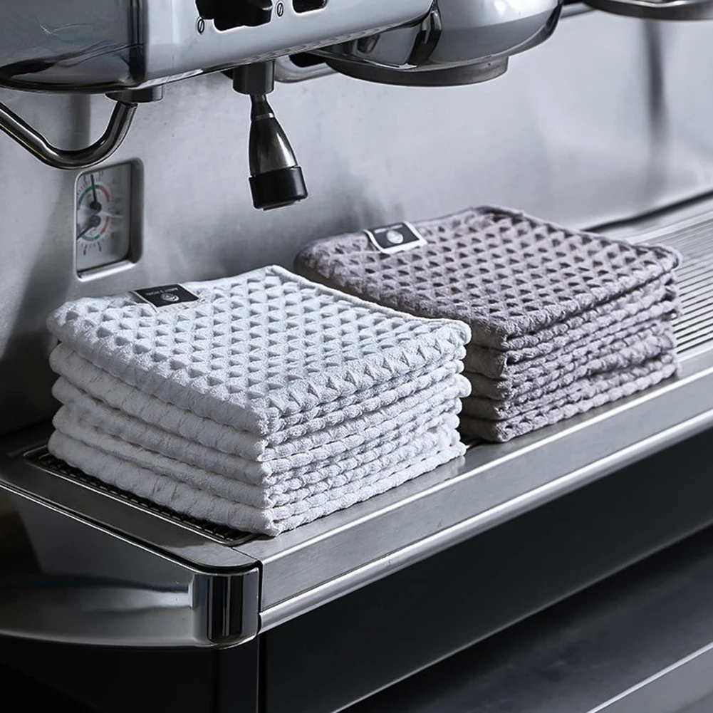 

Barista Bar Towel Milk Tea Shop Coffee Machine Special Rag Absorbing Water Without Lint Cleaning Cloth Square Towel