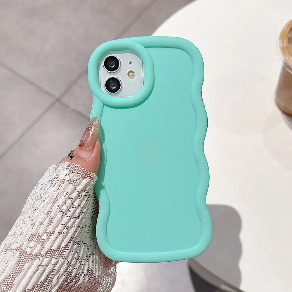 Фото Мягкий силиконовый волнистый чехол для телефона Huawei Nova Y90 Y71 Y70 Plus 7i 6 SE 3i 2 P40 Lite, яркий однотонный чехол-накладка ярких цветов Y90 №3