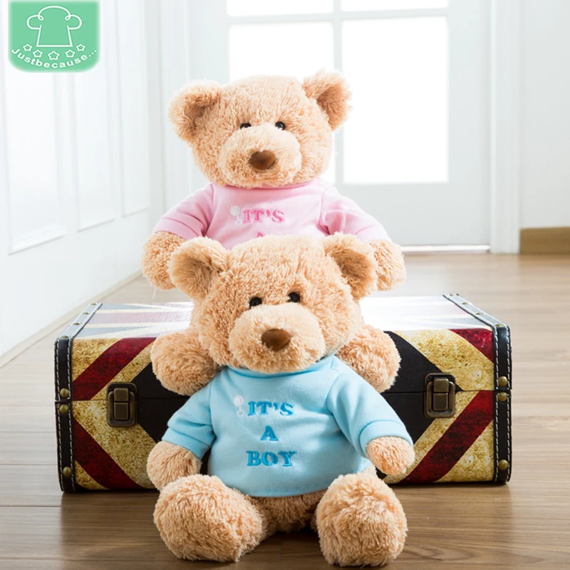 

Kawaii Kids Toys It's a Girl Boy Teddy Bear Stitch Toys
