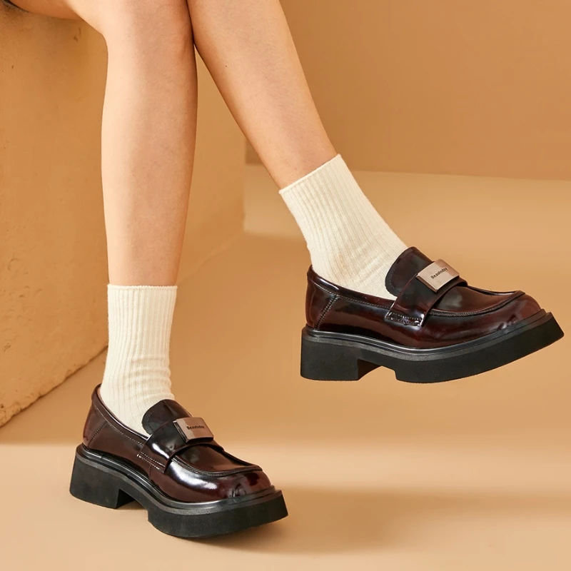 BEAUTODAY Классические лоферы из натуральной кожи