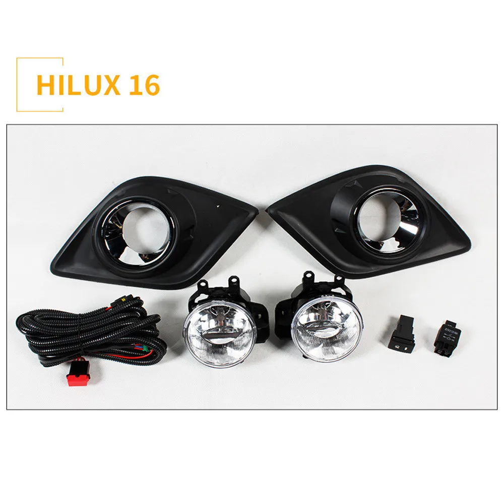 

Противотуманные фары для переднего бампера автомобиля HILUX ROCCO 2020, фары дальнего света для Toyota HILUX 2005-2016, 1 комплект