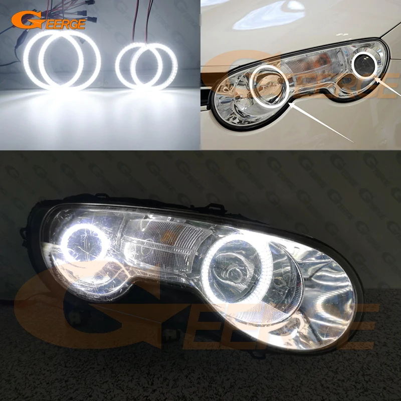 

For Roewe 550 MG 550 2008 2009 2010 2011 Ultra Bright SMD LED Angel Eyes Halo Rings Kit Day Light