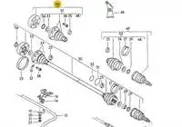 

321498103 Для осевой головки IC GOLF II / III / IV 1,4 16V 1,8 1.9sdi