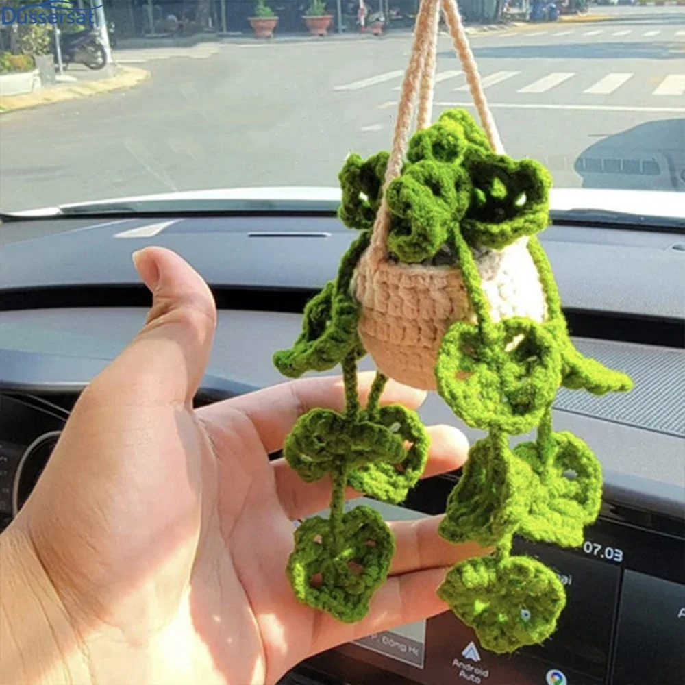 Мультяшная розовая качающаяся утка украшение автомобиля зеркало заднего вида