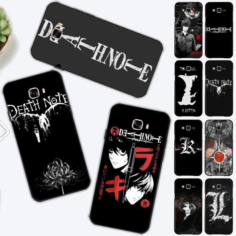 

Death Note Phone Case for Samsung J 2 3 4 5 6 7 8 prime plus 2018 2017 2016 core