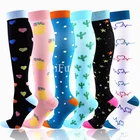 58 стилей, компрессионные носки для медсестер, от варикозного расширения вен, Медицинские носки для диабета, бега, марафона, компрессионные чулки, велосипедные носки