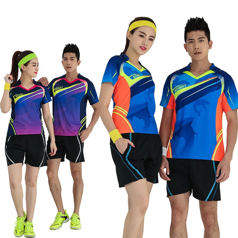 

Men / Women Sportswear shorts badminton , tennis uniforms , table tennis t-shirt , ping pong Jersey , Custom Sport uniforms