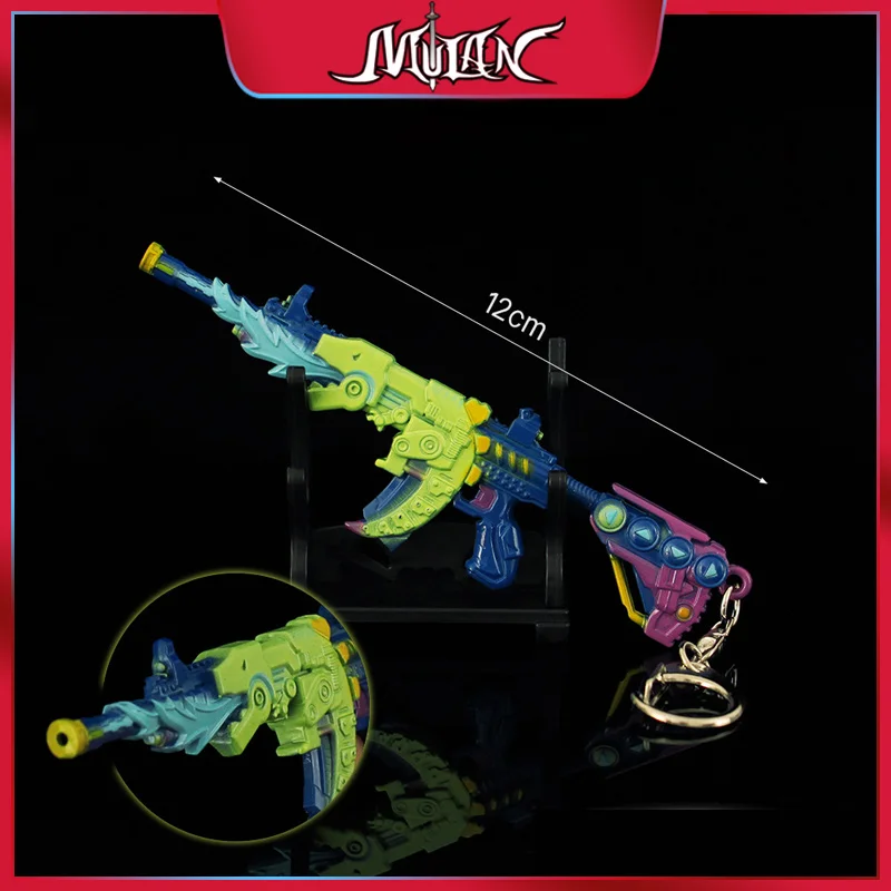 12 см игровая периферия PUBG мини-милый рев дракона M416 маленький пистолет модель из