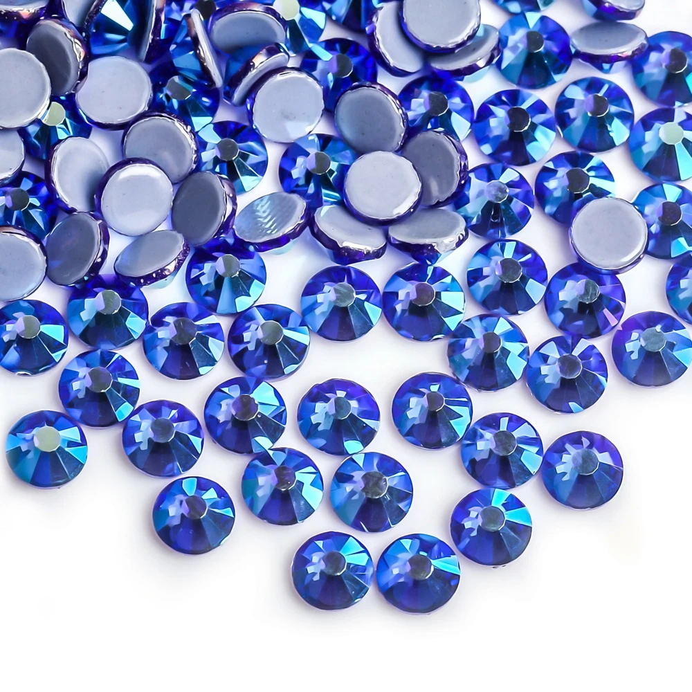 

Sapphire AB Better кристалл DMC стразы горячей фиксации стразы для горячей фиксации мотив стразы для передачи ткани